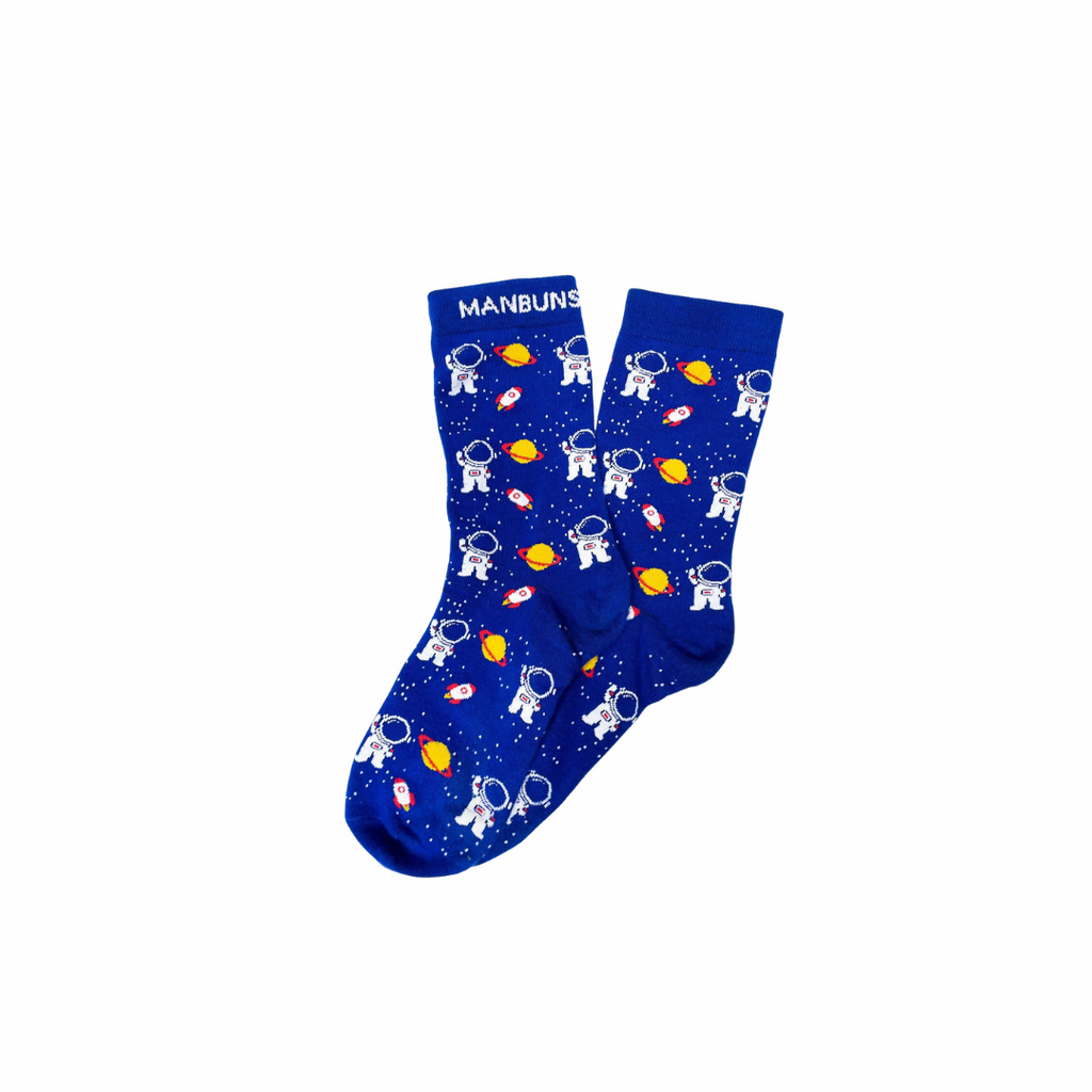 Space Astronaut Unisex Novelty Crew Socks-0