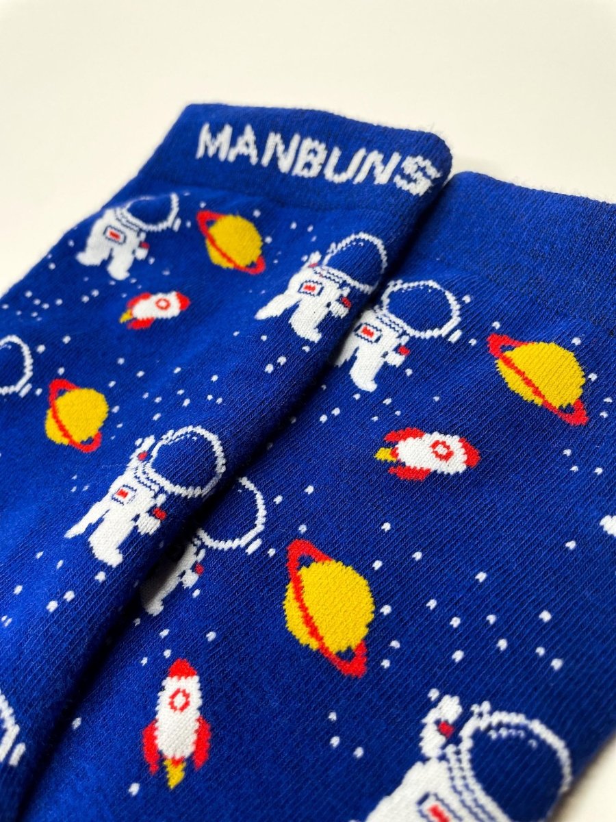 Space Astronaut Unisex Novelty Crew Socks-1